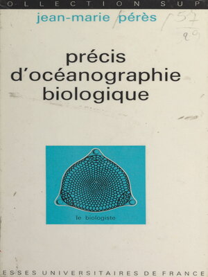 cover image of Précis d'océanographie biologique